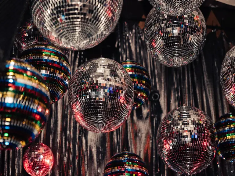 Assorted disco balls