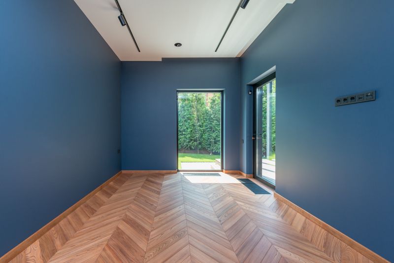an airy and freshly painted room